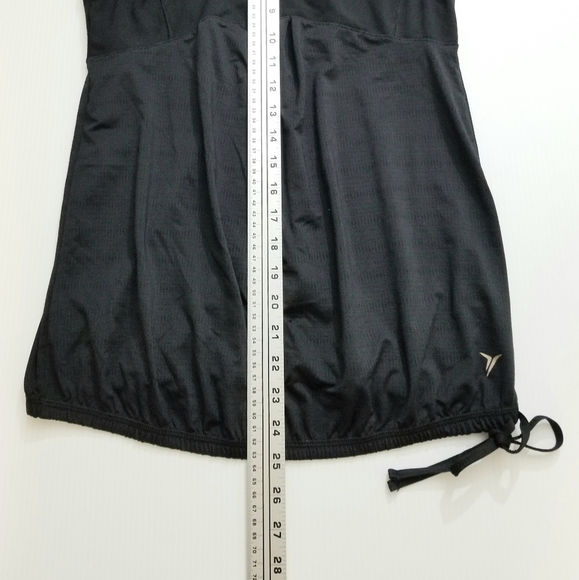 Old Navy Black Loose Racerback Active Tank Top, Small - Picture 3 of 10